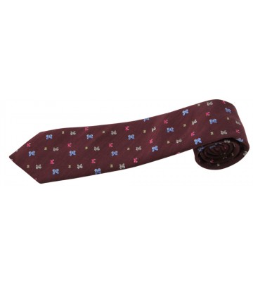 The "Luxury" Tie- Butterfly Motif Woven 